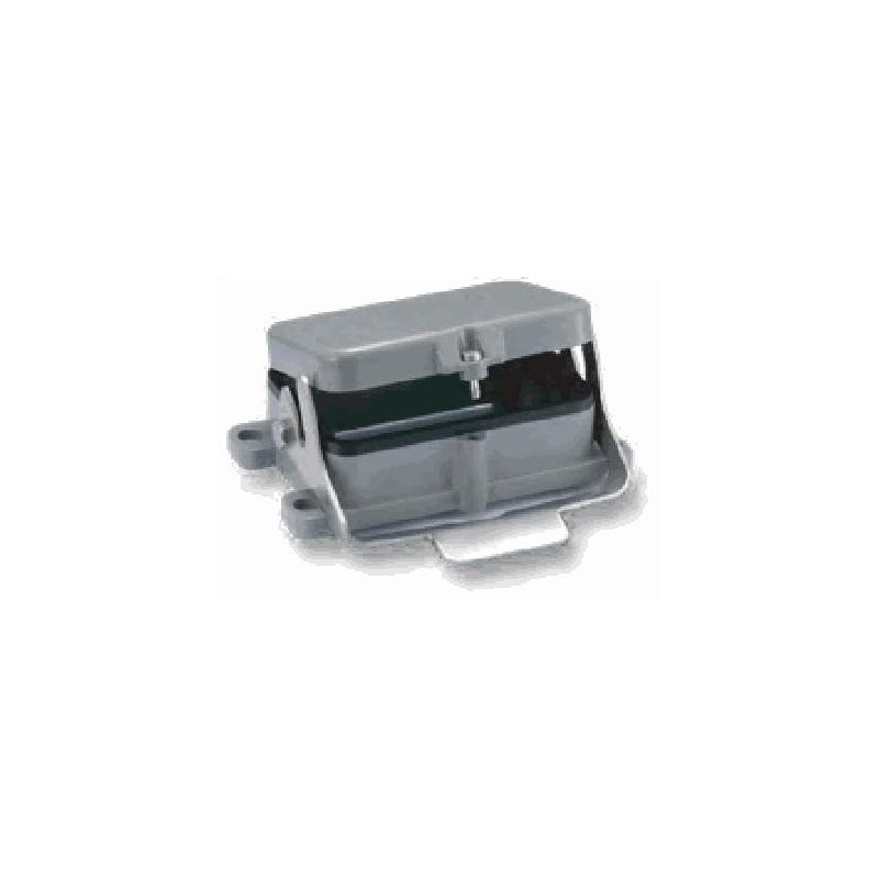 Embase encastrée 48B, Aluminium moulé sous pression, acier inoxydable, IP65, Sortie basse